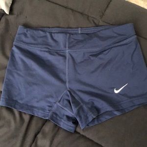Nike pro spandex shorts—navy